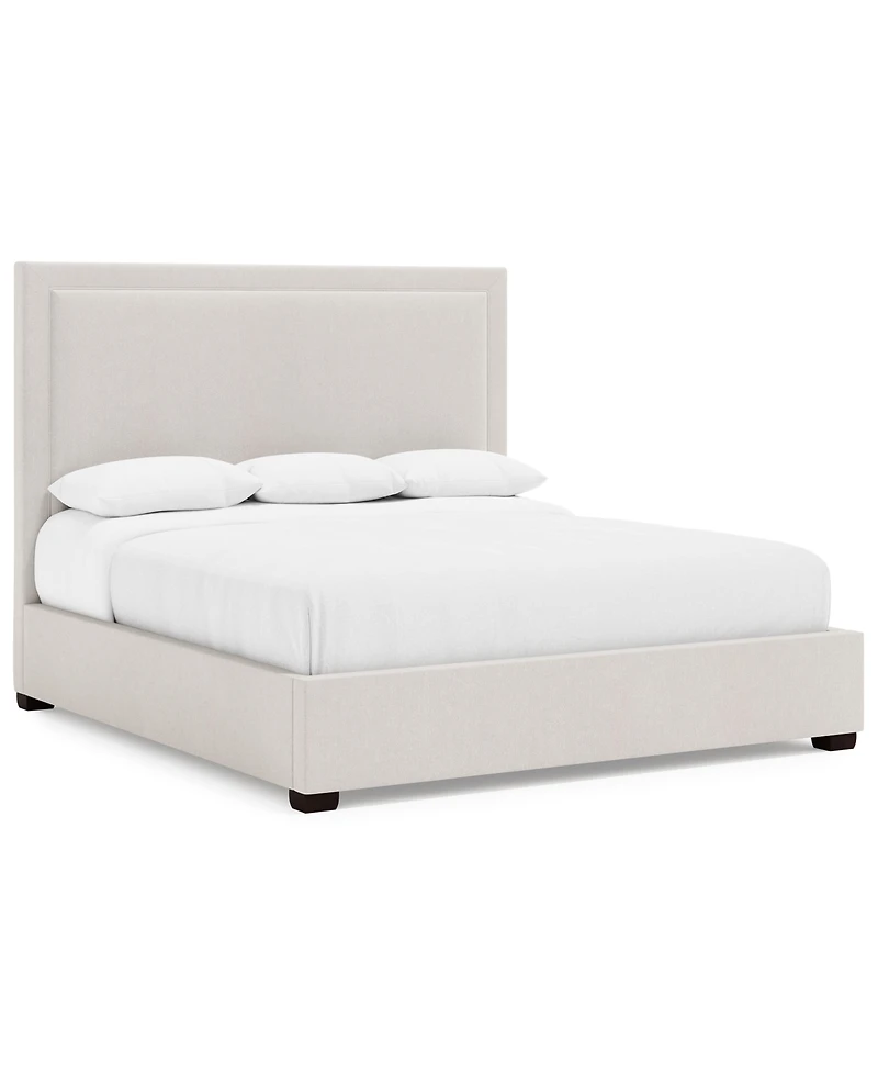 Morgan King Upholstered Storage Bed