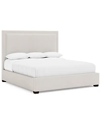 Morgan King Upholstered Storage Bed