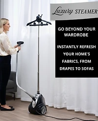 True & Tidy Luxury 1800-Watt Upright Garment Steamer