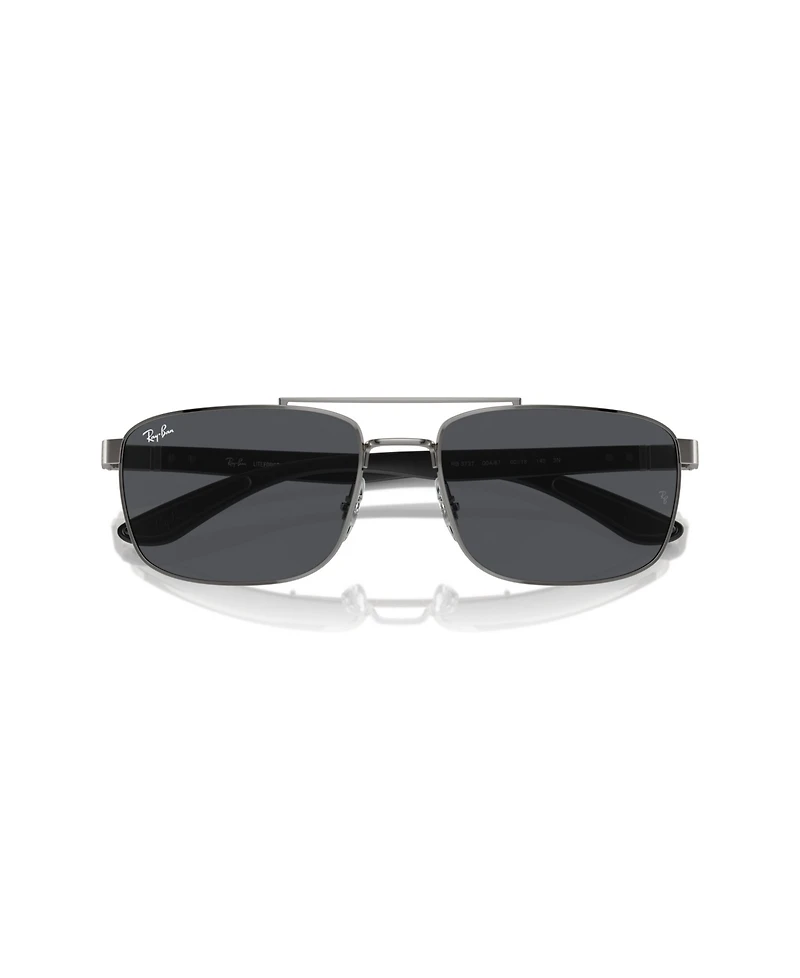 Ray-Ban Unisex Rectangle Sunglasses, RB3737