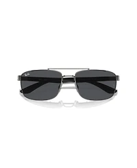 Ray-Ban Unisex Rectangle Sunglasses, RB3737