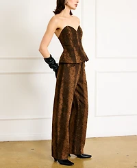 Line & Dot Women's Mid-Rise Pants