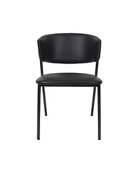 Drift Faux Leather Upholstered Dining Side Chairs, Set of 4