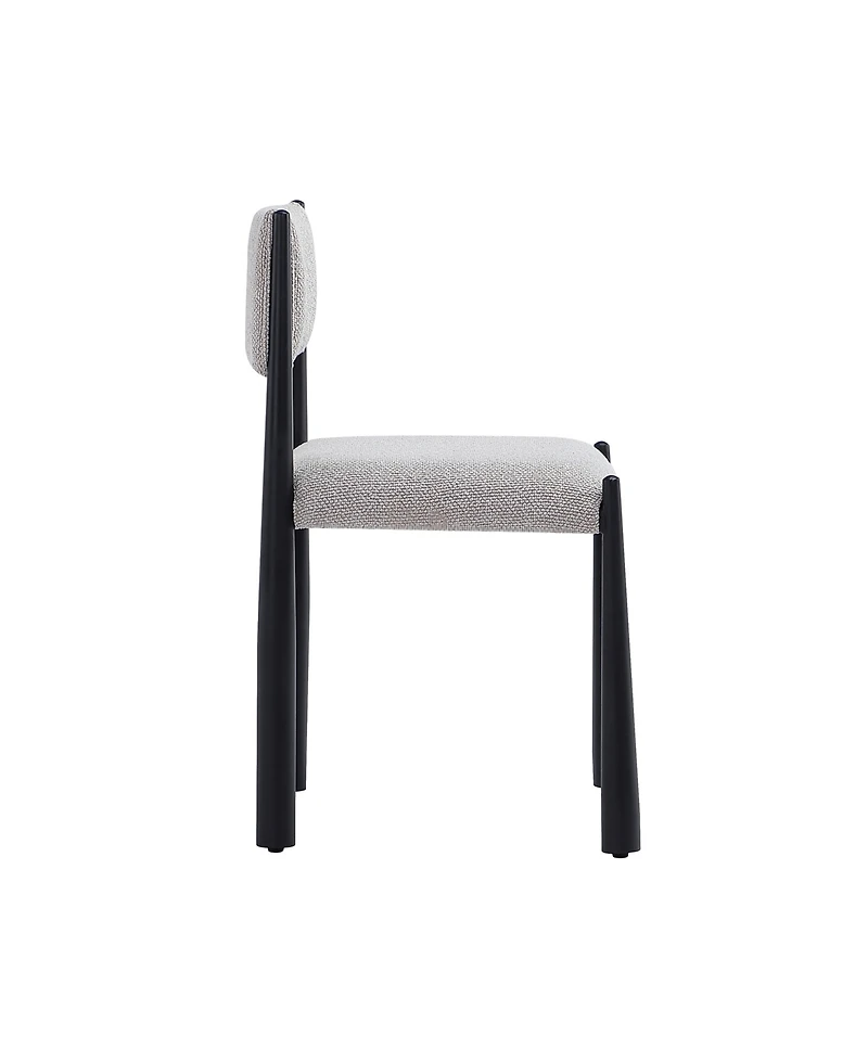 Lennor Boucle Upholstered Dining Side Chairs, Set of 2