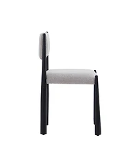 Lennor Boucle Upholstered Dining Side Chairs, Set of 2