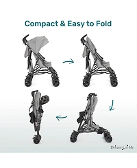 Dream On Me Baby Twin Venture Umbrella Stroller, Multi Backrest Positions, Adjustable & Removable Canopy Double 360°Swivel Wheels with