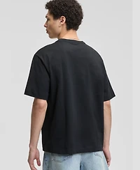 Mode of One Men's Cotton Metallic-Graphic Relaxed T-Shirt, Macy's Exclusive