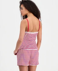 Just Polly Juniors' Lace-Trim Loungewear Camisole