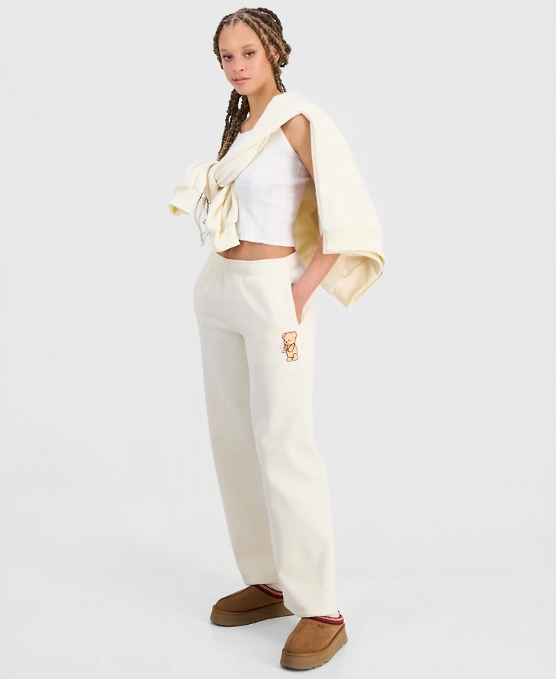 The Happy Camp3r Juniors' Thank You Straight-Leg Sweatpants