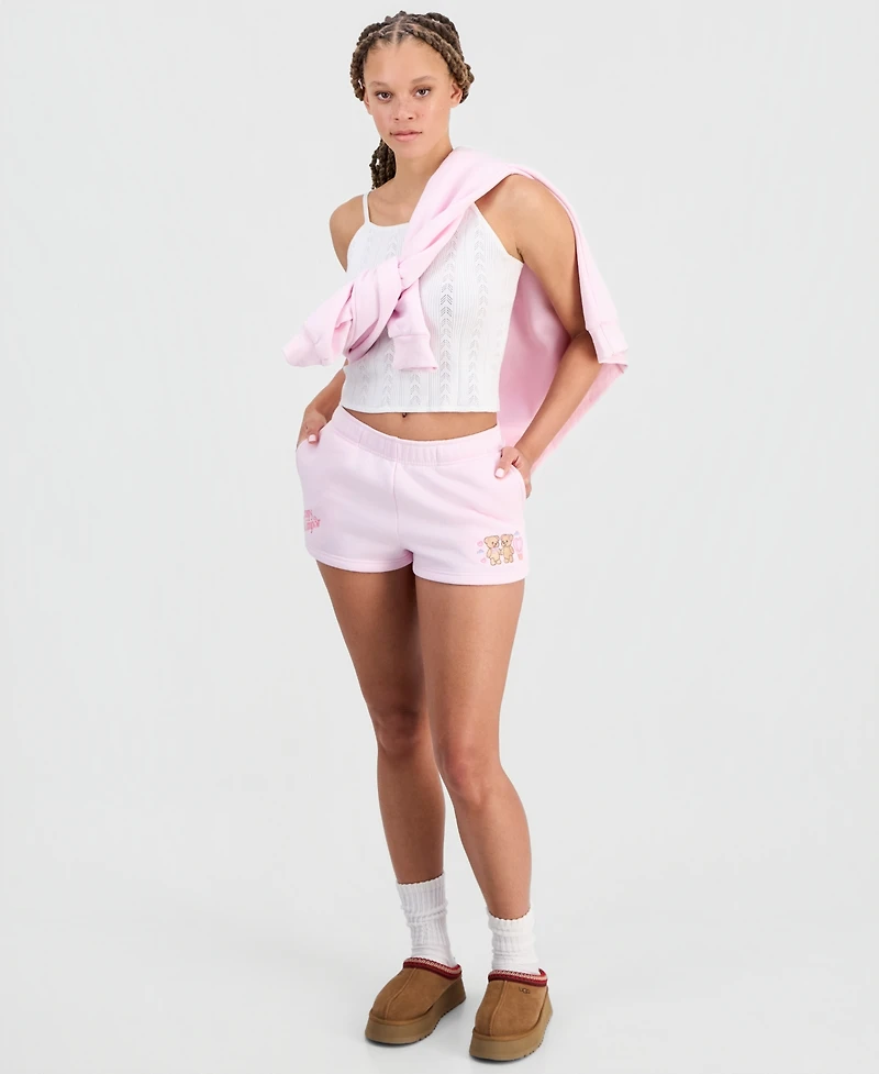 The Happy Camp3r Juniors' Travel Together Pull-On Fleece Shorts