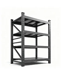 Yigii Heavy Duty40" W x 60" H Garage Shelving, 4-Tier, Adjustable, 2000 lbs Capacity