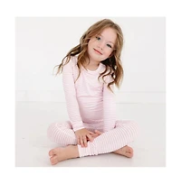 Motette Baby Girls Ballet Stripe Pajama Set