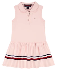 Tommy Hilfiger Girls' Toddler 2T-4T Sleeveless Union Polo Dress