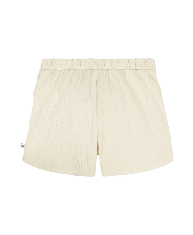 Calvin Klein Girls' 7-16 Elastic Waistband Wrap Skort