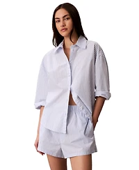 Calvin Klein Women's Striped Pull-On Shorts