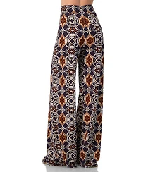 Ivonne Women's Wide-Leg Patterned Palazzo Trousers
