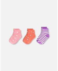 Deux par Toddler| Little Girl 3 Pairs Socks