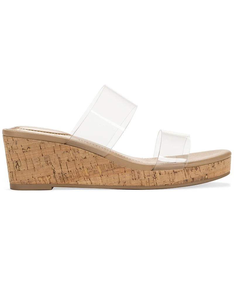 Style & Co Women's Veronicaa Vinyl Wedge Sandals, Macy's Exclusive
