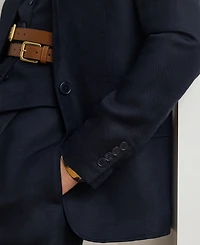 Lauren Ralph Petite Notch Lapel Twill Blazer