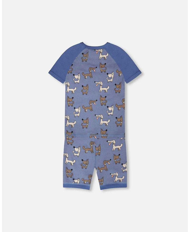 Deux par Big Boys Cotton Two-Piece Pajamas