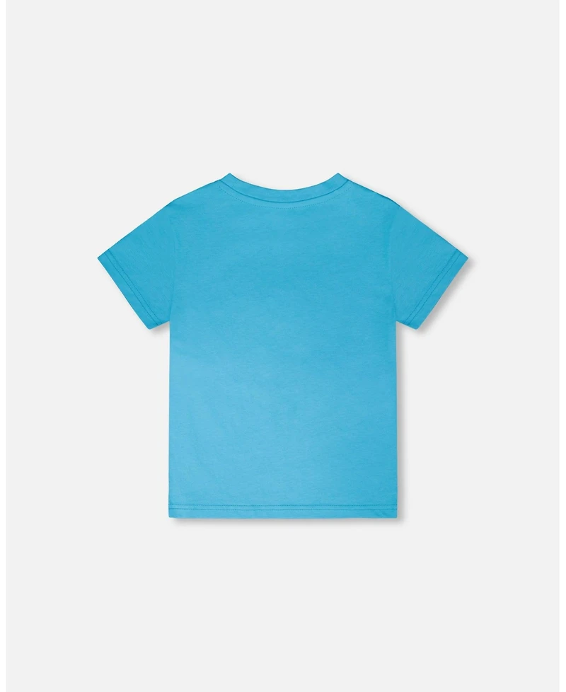 Deux par Toddler Boys Cotton Jersey T-Shirt with Print - Toddler|Child