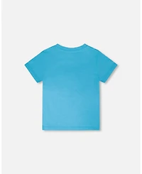 Deux par Toddler Boys Cotton Jersey T-Shirt with Print - Toddler|Child
