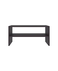 Fm Furniture Norris shoe rack in melamine with 2 shelves,Wenge