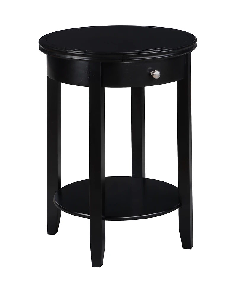 Convenience Concepts 18.25" Rubber wood Ah Baldwin End Table