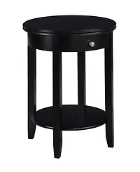 Convenience Concepts 18.25" Rubber wood Ah Baldwin End Table