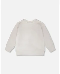 Deux par Deux Big Boys French Terry Sweatshirt Pale
