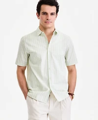 Alfani Men's Short-Sleeve Multi-Stripe Shirt, Macy's Exclusive