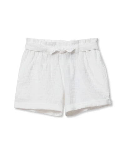 Lands' End Girls Woven Belted Pull On Short