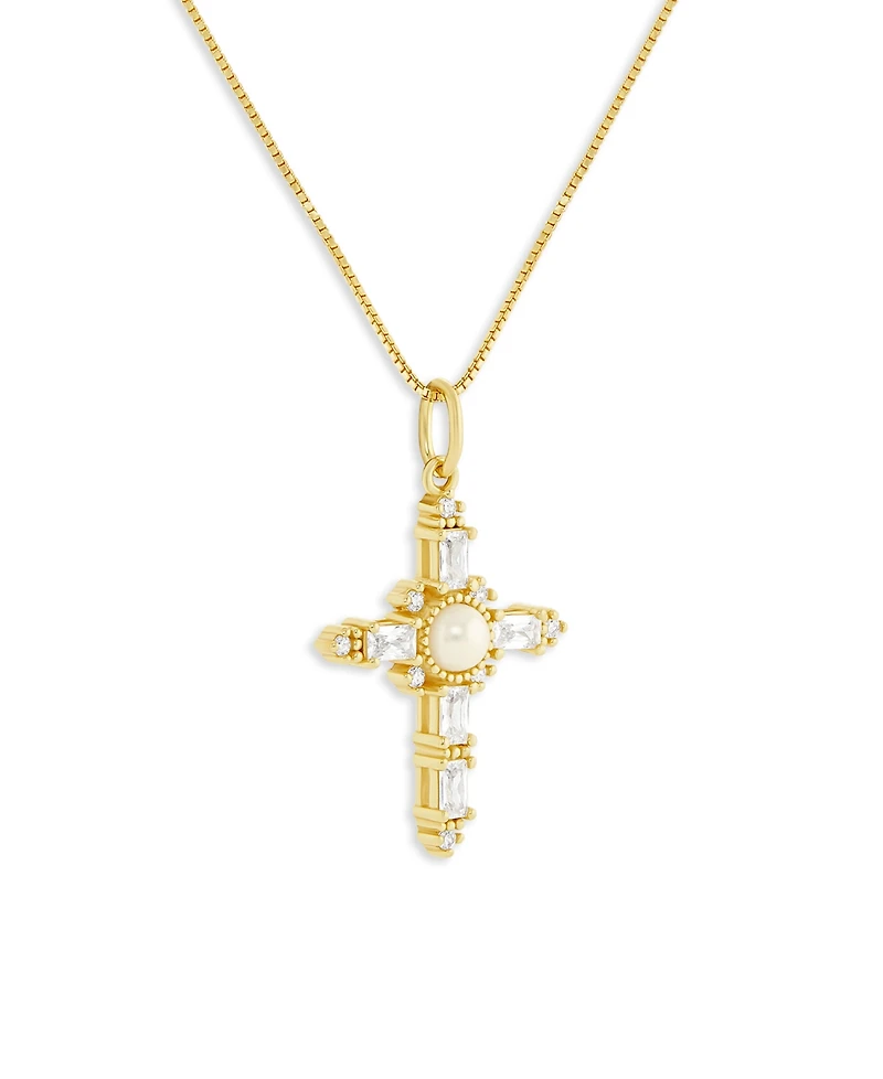 Giani Bernini Gold Plated Cross Pendant Necklace