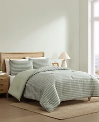 Nautica Park Stripe Printed 3-Pc. Comforter Set, Full/Queen