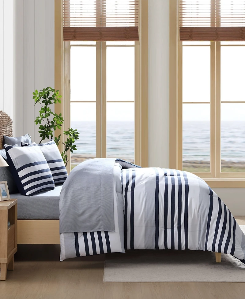 Nautica Palm Coast Stripe 7-Pc. Comforter Set