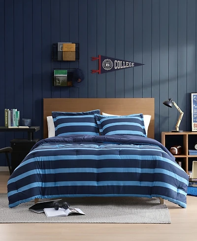 Nautica Keelson Stripe Reversible -Pc. Comforter Set