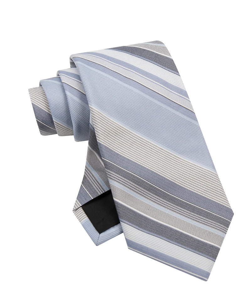 Calvin Klein Men's Fabre Stripe Pattern Tie