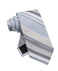 Calvin Klein Men's Fabre Stripe Pattern Tie