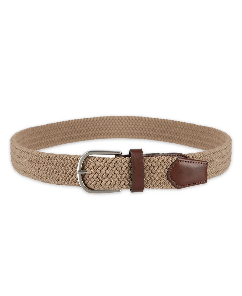 Club Room Men's Comfort Stretch Braided Belt, Macy's Exclusive