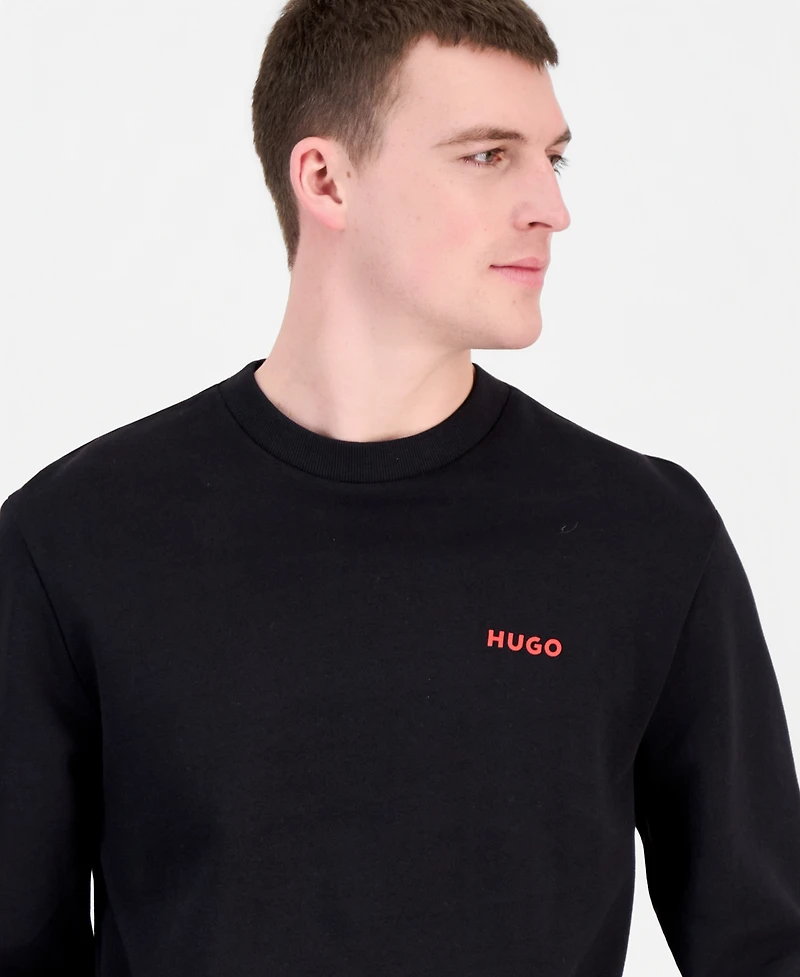 Hugo Boss Men's Cotton Logo Long-Sleeve Sweatshirt