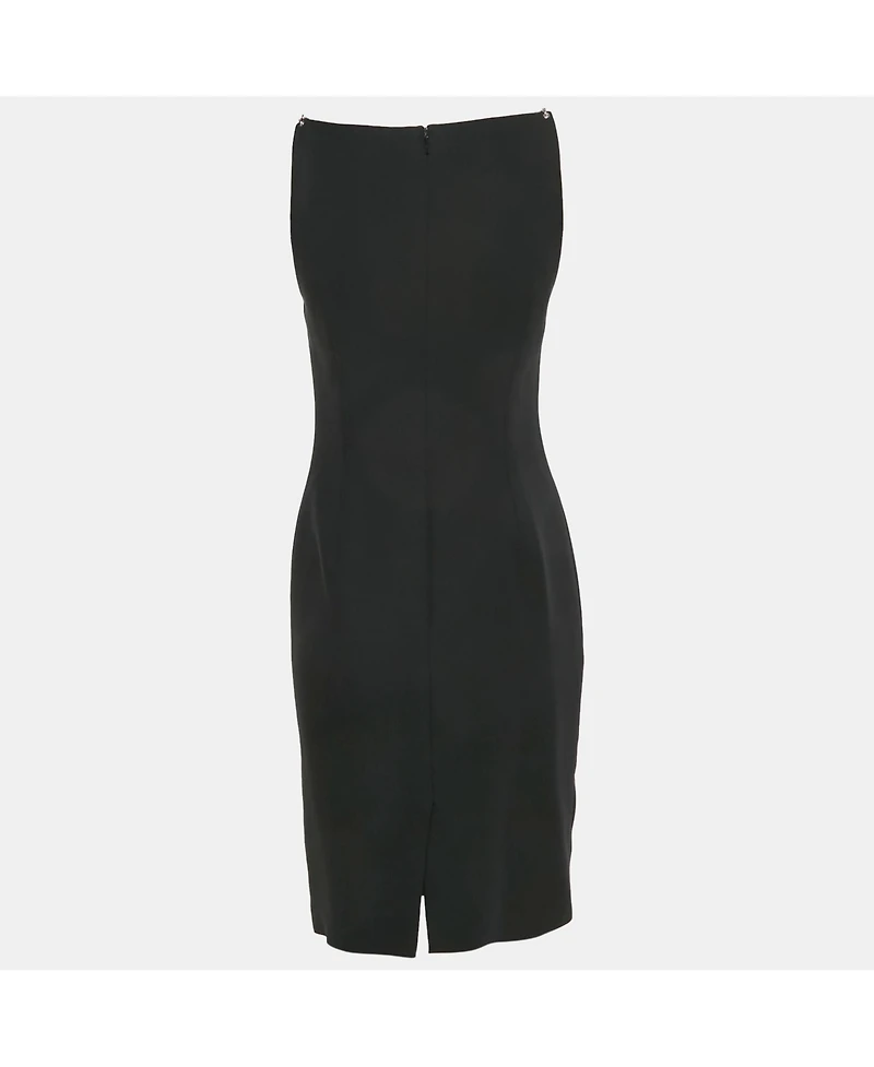 Pre-Owned Versace Women's Silk Metal Detail Short Dress