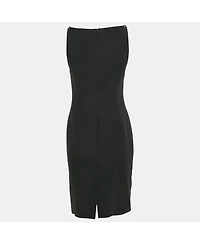 Pre-Owned Versace Women's Silk Metal Detail Short Dress