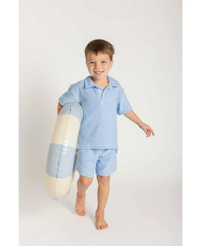 Florence Eiseman Little Boys Stripe Terry Shorts