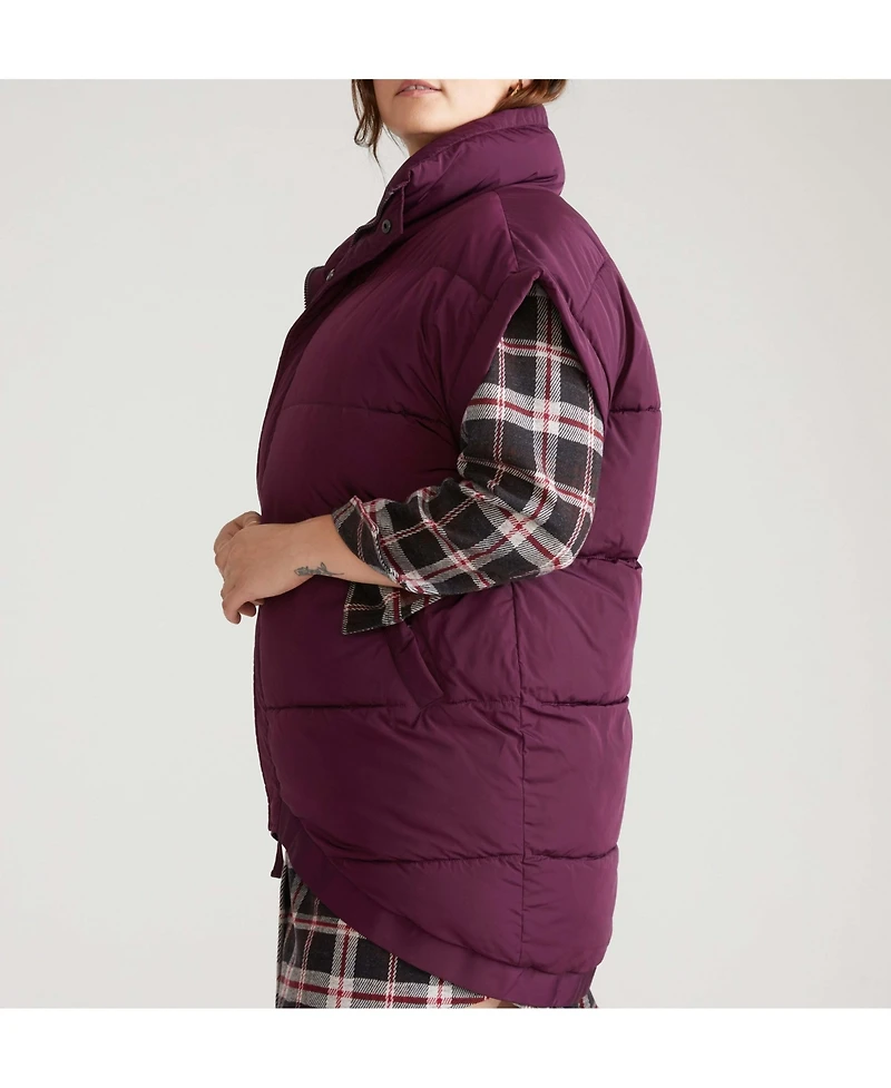 Universal Standard Women's Plus Paparazzi Puffer Vest