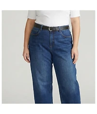 Universal Standard Women's Cropped Barrel Leg Jeans