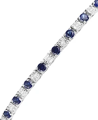 Macy's Multi-Gemstone Bracelet in 14k Gold Over Sterling Silver (Also in Sterling Silver)
