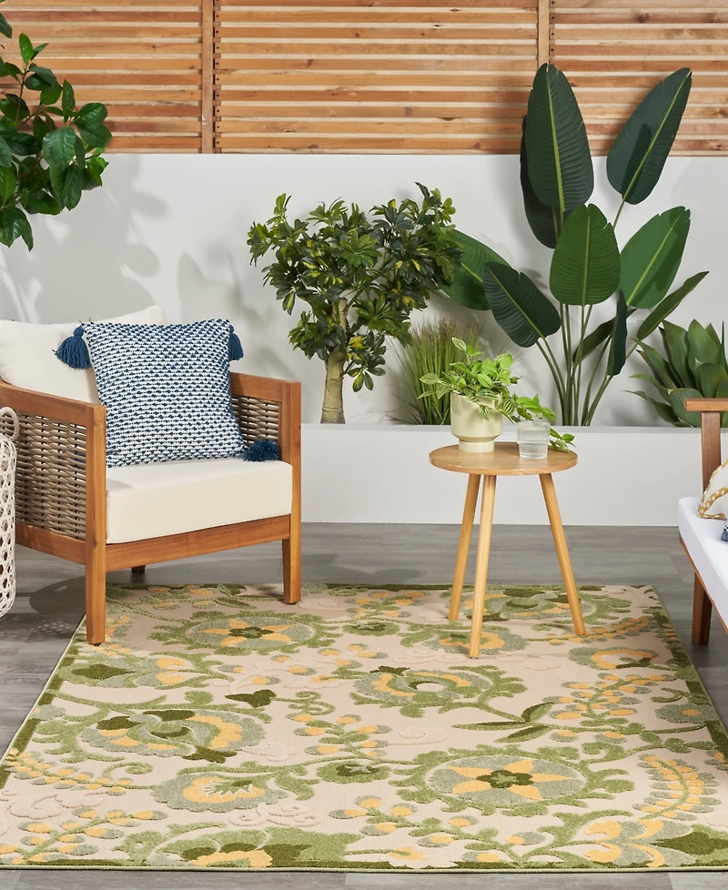 Nourison Home Aloha ALH17 3'6"x5'6" Area Rug