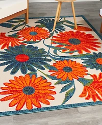 Nourison Home Aloha ALH33 3'6"x5'6" Area Rug