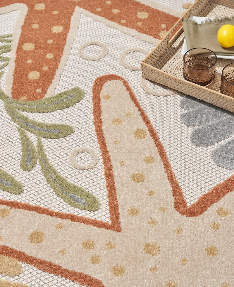 Nourison Home Aloha ALH24 3'6"x5'6" Area Rug