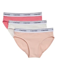 Calvin Klein Girls' 6-16 Logo At Back And Waistband Panty